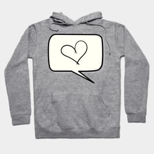 speech bubble Hoodie